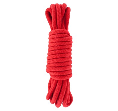 Wiązania-BONDAGE ROPE 5 METER RED